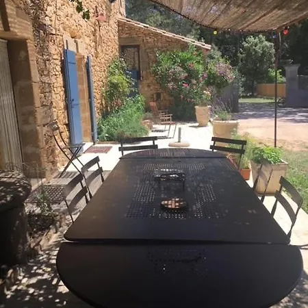 Le Mas Du Cypres, 12 Pers Et Piscine Aigaliers Exterior foto